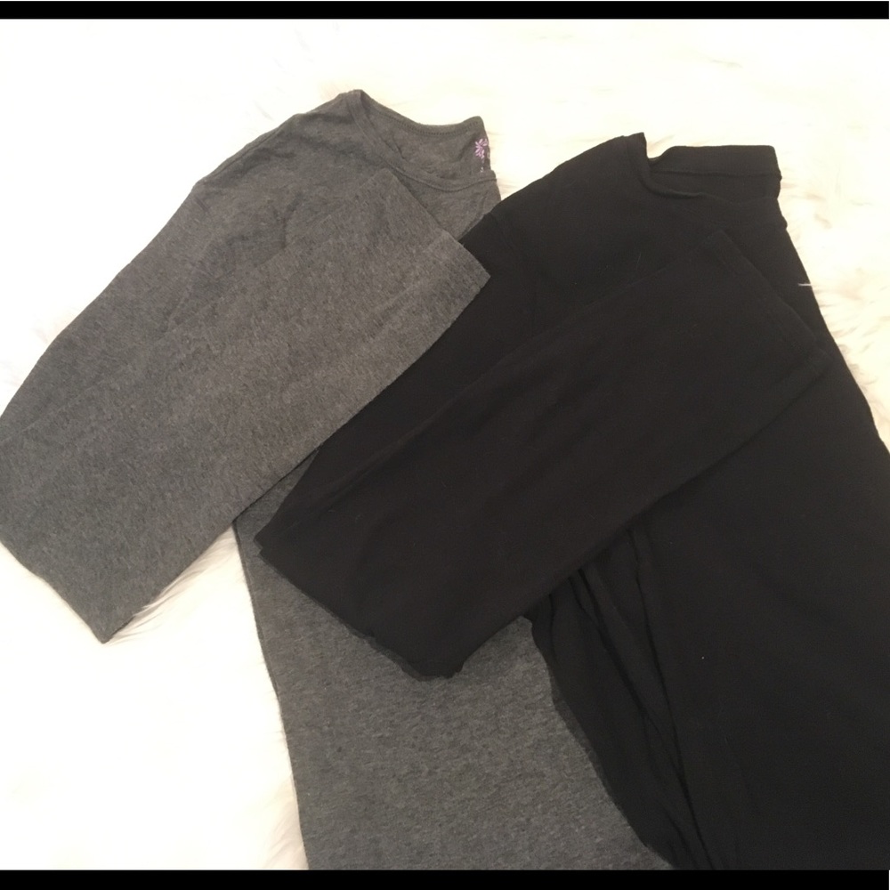 Two Old Navy long sleeve shirts